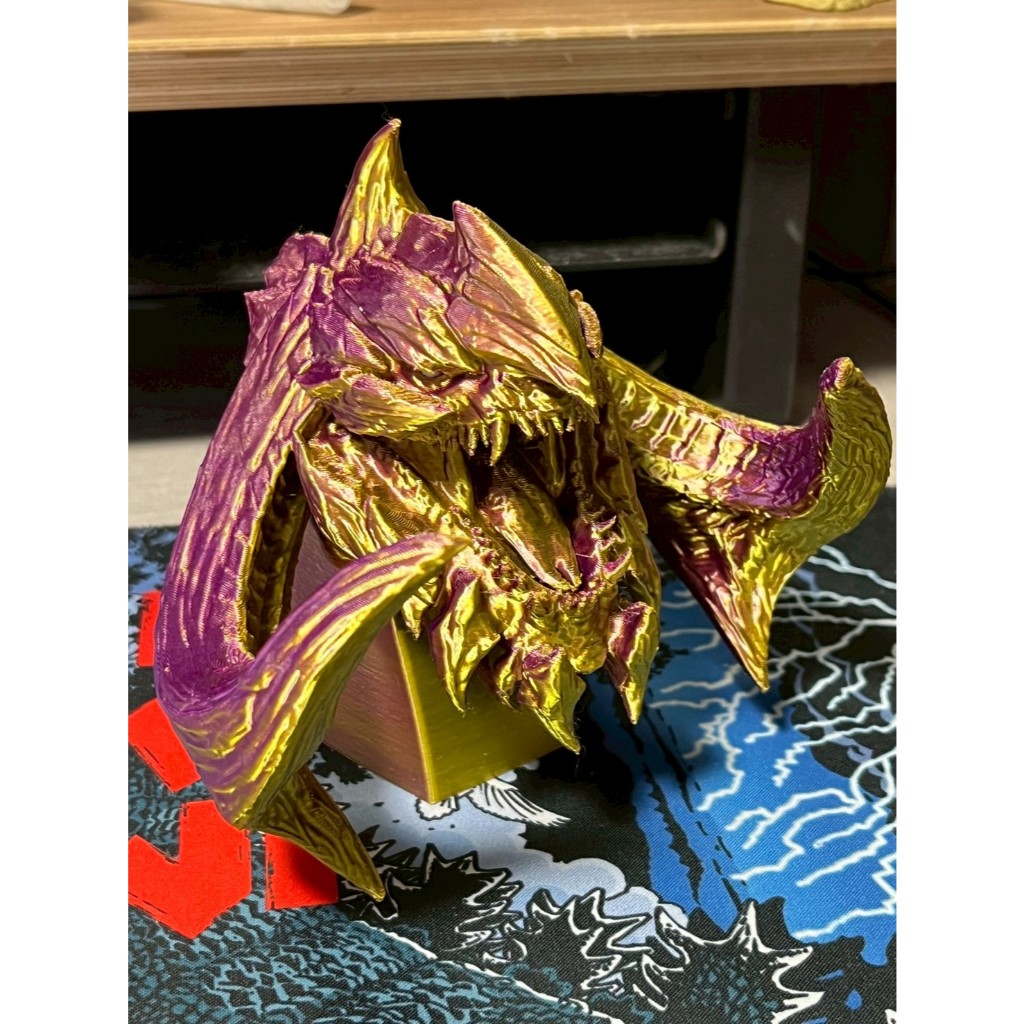 魔物獵人鎖刃龍頭雕(代印)#MONSTER HUNTER#魔物獵人#鎖刃龍#生日#送禮 | 蝦皮購物
