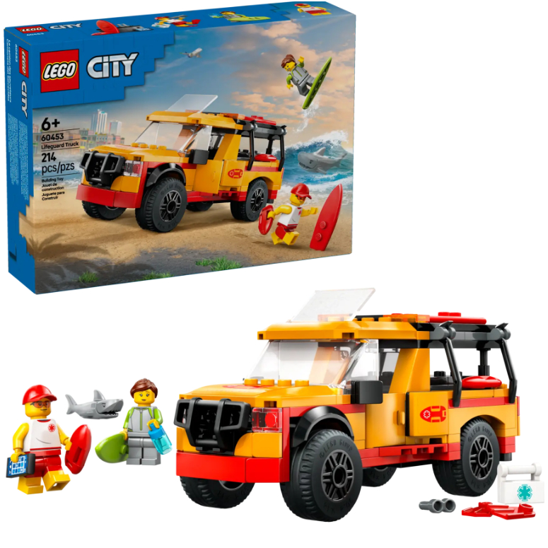 【小天使玩具團購】（現貨）LEGO 60453 救生員海灘救援車 | 蝦皮購物