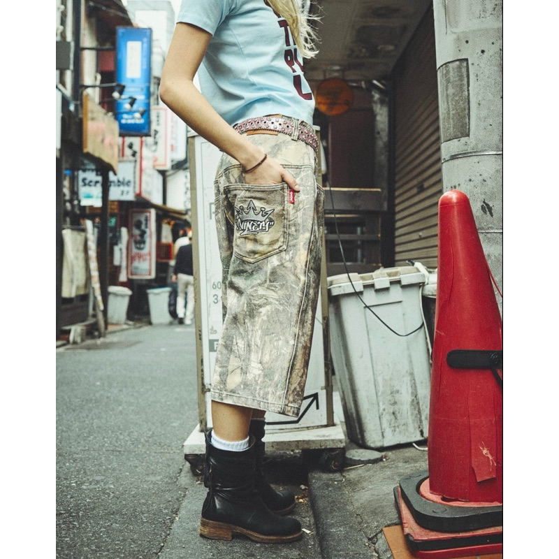 9090 King Logo Assort Buggy Jorts | 蝦皮購物