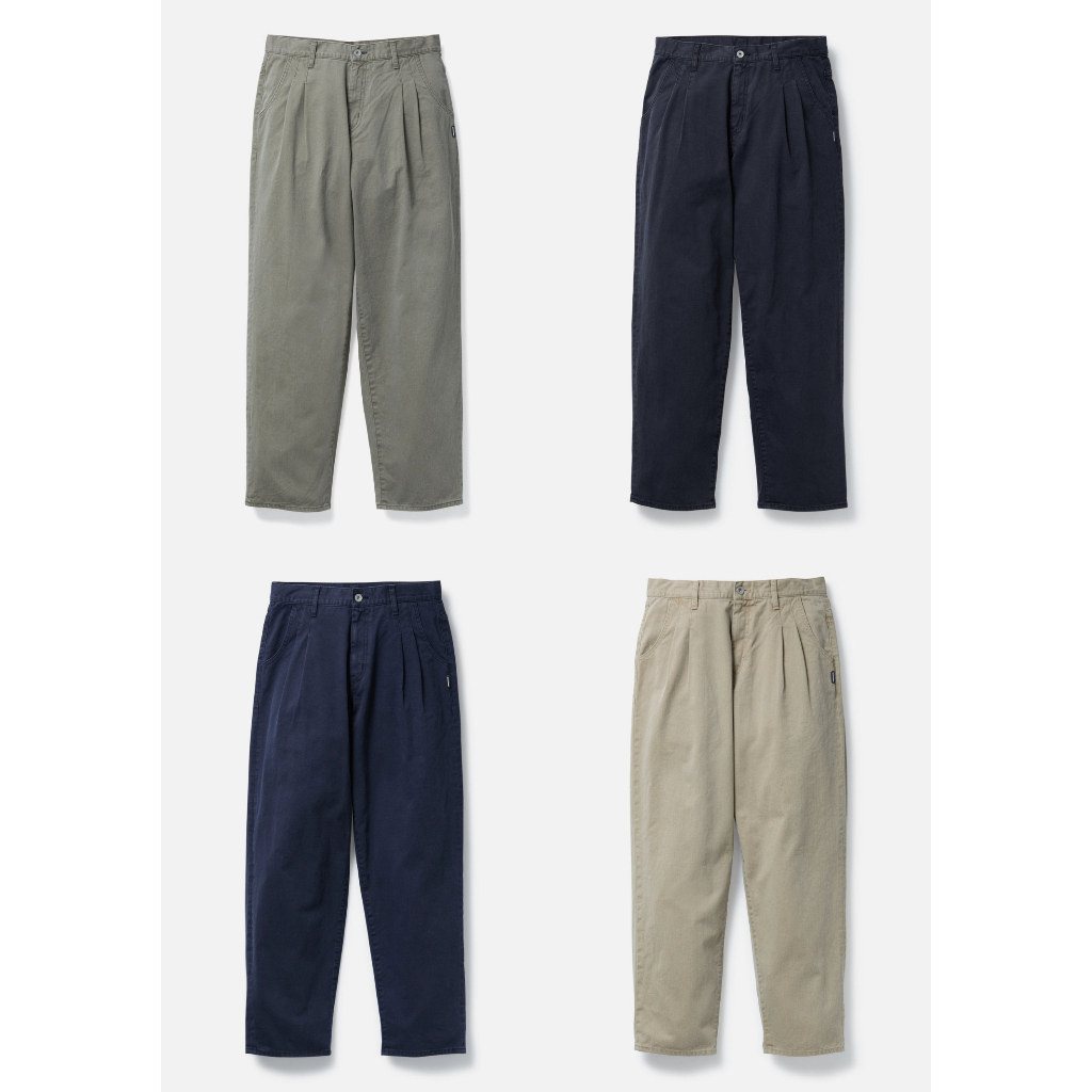 AllenTAPS】NEIGHBORHOOD 25SS BAGGY SILHOUETTE TWO TUCK PANTS