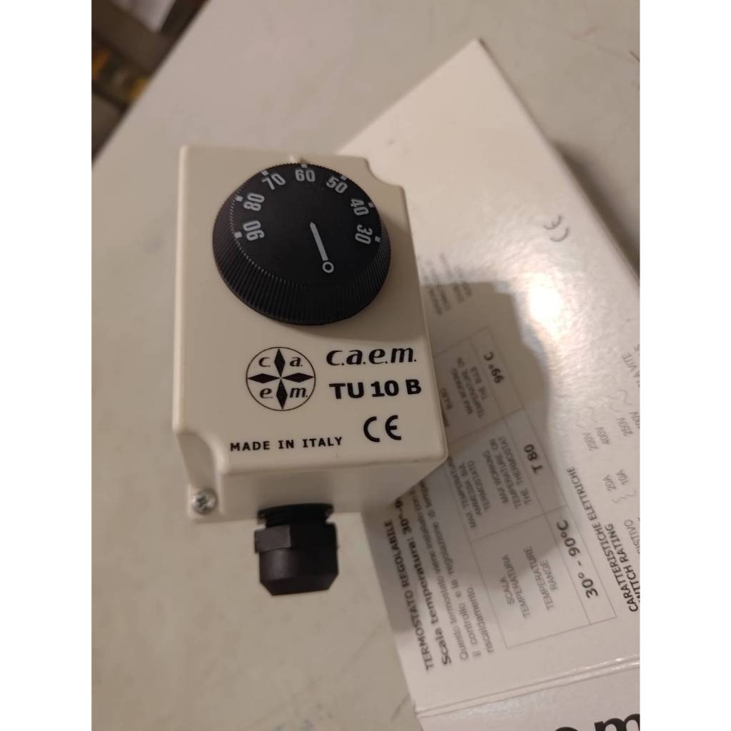 現貨 義大利進口CAEM温控器TU-10B 管路迴水控溫器 溫度開關 溢脹開關熱水管路迴水開關 使用溫度30-90度 | 蝦皮購物