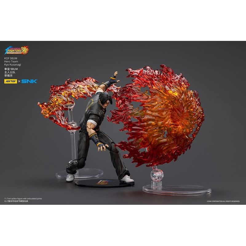 JOYTOY SNK KOF98 草薙京、ニカイドウ、ダイモン 3個セット 新品消息] JOY TOY - 暗源x SNK - KOF98 主人公隊1/18 - 草薙京/ 二階