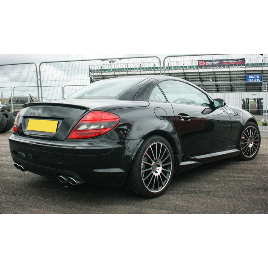 台灣之光 全新 R171 SLK 200 280 11~04年 AMG款 亮黑 定風翼 尾翼 鴨尾 台灣製 ABS材質 | 蝦皮購物