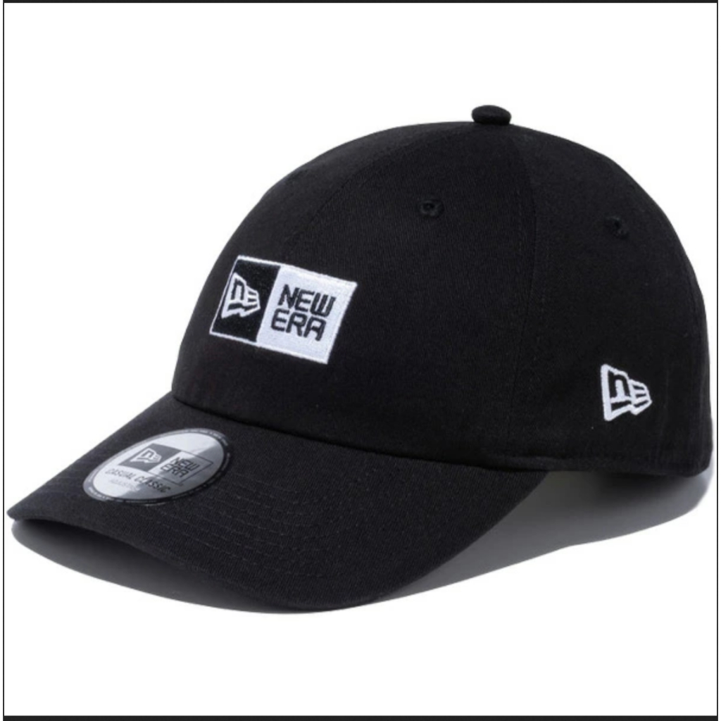 New Era Japan Basic Box Logo Casual Classic 日本線經典logo黑色鴨舌老帽 | 蝦皮購物