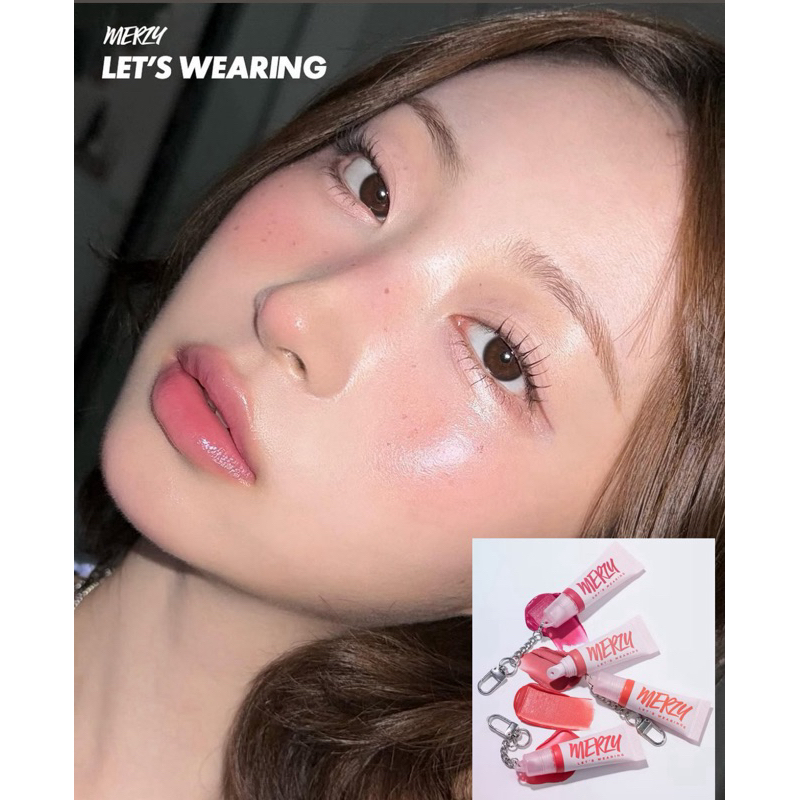 🇰🇷MERZY 霧面唇泥 鑰匙圈 Let’s Wearing Blur Tint Keyring 霧面唇釉 | 蝦皮購物