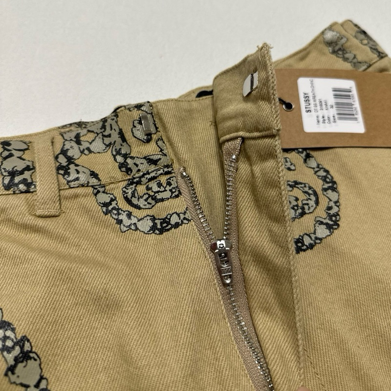 全新限量免運Denim Tears x Stussy Double S Wreath Chino Pant聯名爆
