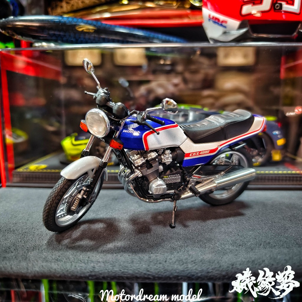 専用出品】AOSHIMA 1/12 Honda CBX400F 青白1型 Aoshima 1/12 Honda