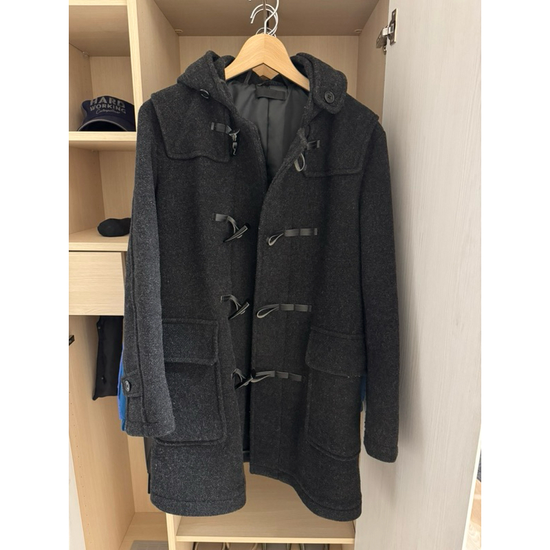 二手 UNIQLO 牛角大衣 男 S | 蝦皮購物