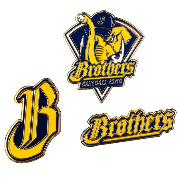中信兄弟 隊徽金屬徽章 猛象 圖騰 Brothers logo 象牙 大B 兄弟象 別針 | 蝦皮購物