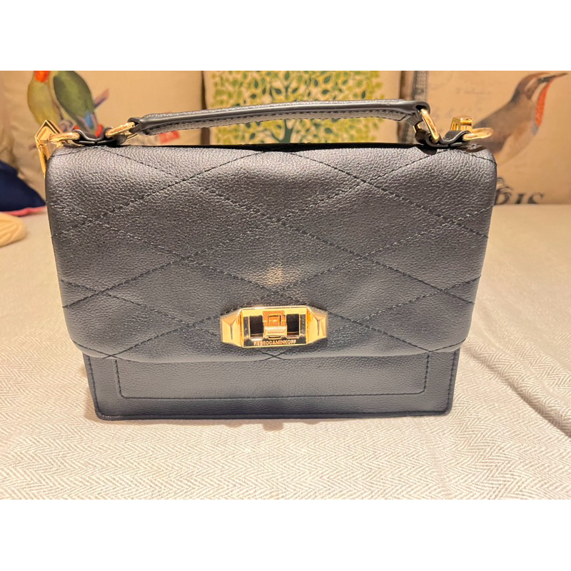 Sac Bandoulière Rebecca Minkoff 'Je T'Aime' - Cuir Et Daim - Cerise Foncé - Neuf Avec étiquette