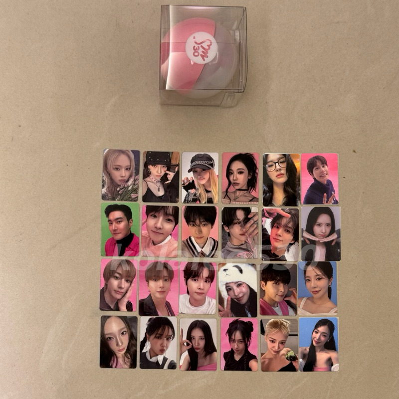 SMTOWN 2025 30週年紀念專輯TIME CAPSULE 扭蛋時空膠囊小卡Aespa