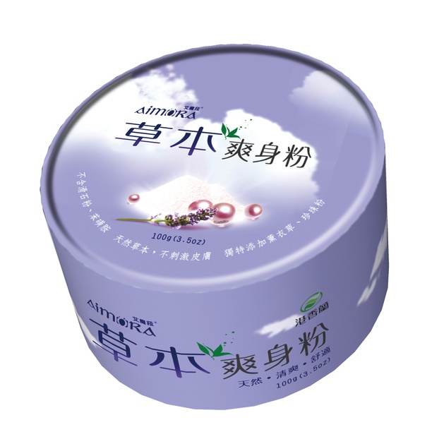 港香蘭 Aimora® 草本爽身粉 100g (附粉撲.不含滑石粉.可取代舒摩兒舒粉) | 蝦皮購物