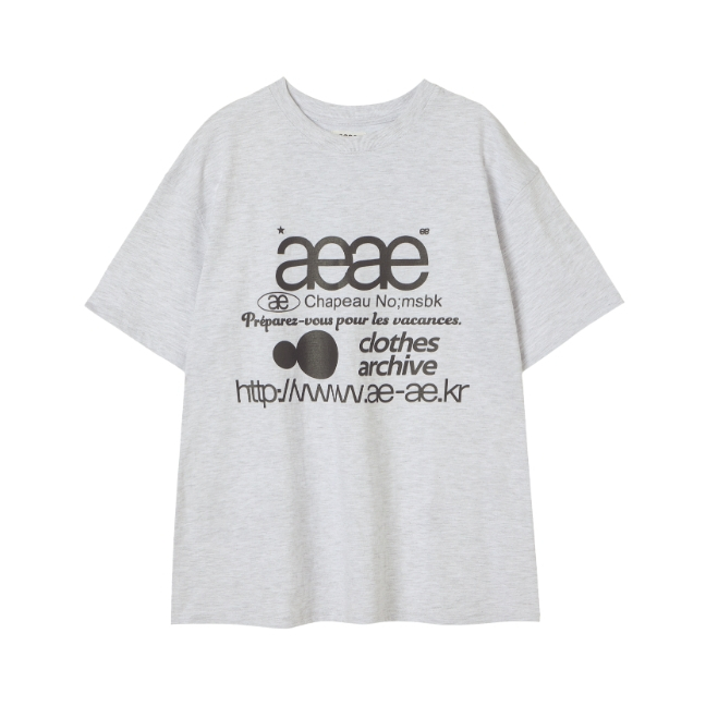 ☆韓国の人気☆【AEAE】☆WEB LOGO T-SHIRTS Tシャ.ツ☆ ☆韓国の人気☆【AEAE】☆WEB LOGO T-SHIRTS Tシャ.ツ☆ (AEAE/T