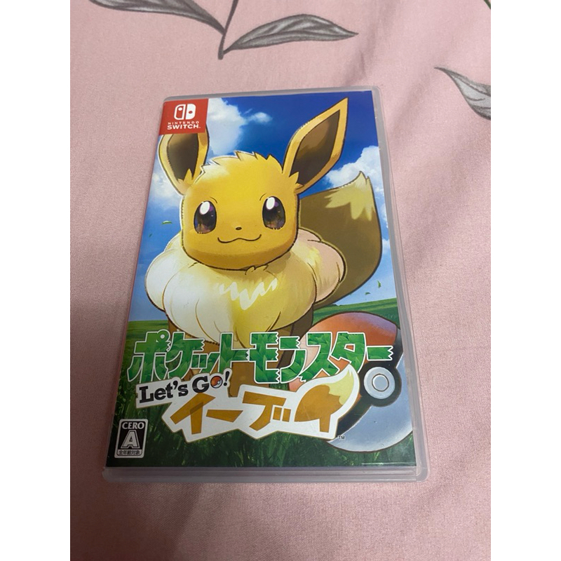 NS Switch 寶可夢 伊布 let’s go 日版 中文遊玩可 | 蝦皮購物