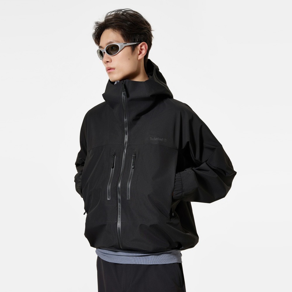 Timberland | (⭐2025春夏⭐)男款黑色防水運動外套|A41SFS76 | 蝦皮購物