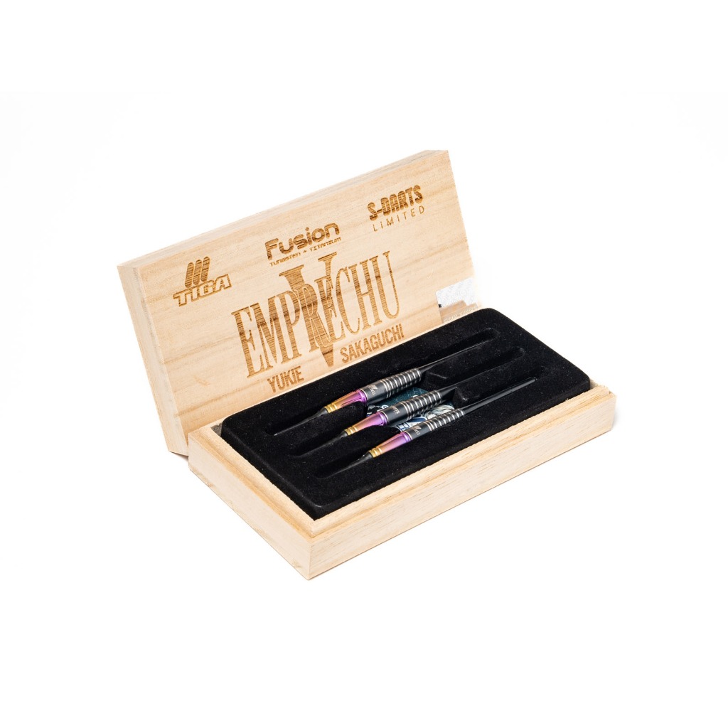 TIGA】Emprechu 5 FUSION 坂口優希惠Model S-DARTS 限定飛鏢鏢身DARTS