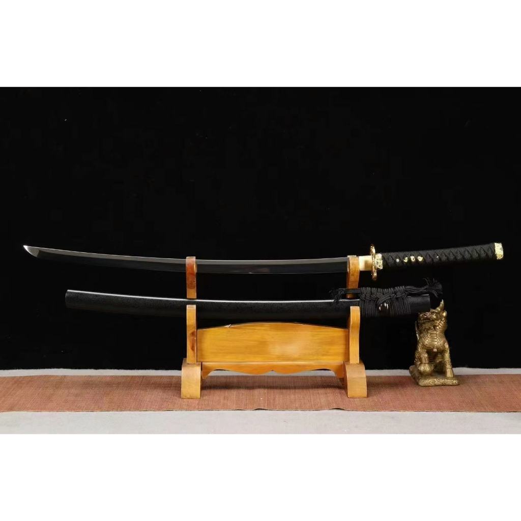 【廠家直銷】26寸鋒鋼鏡面研磨《過江龍》日本刀 武士刀 居合刀 Katana 居合道 打刀 日式指揮刀 太刀 未開刃 | 蝦皮購物
