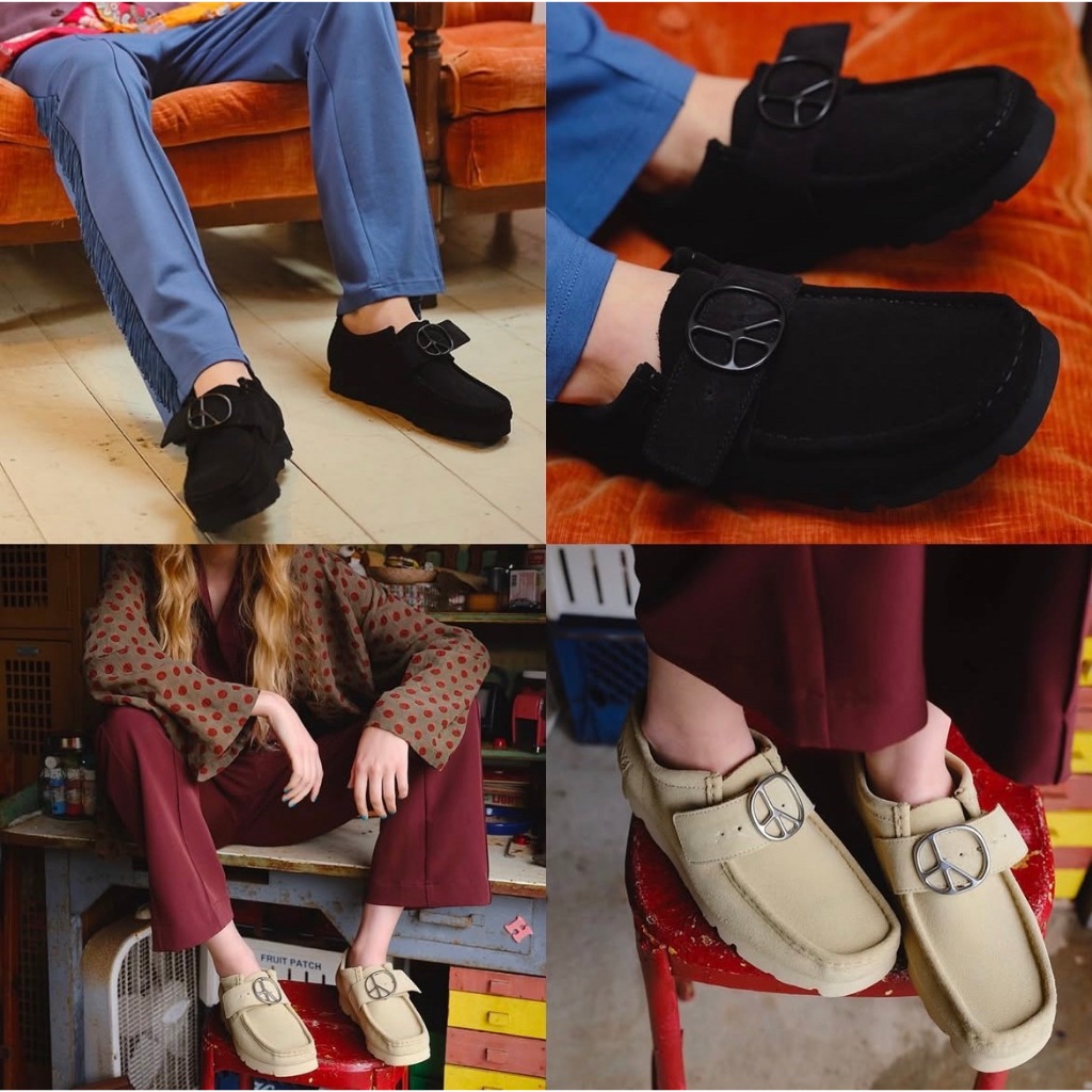 狼嚴選】NEEDLES x Clarks Originals Wallabee - Peace Buckle 狼嚴選】NEEDLES x Clarks Originals Wallabee - Peace Buckle