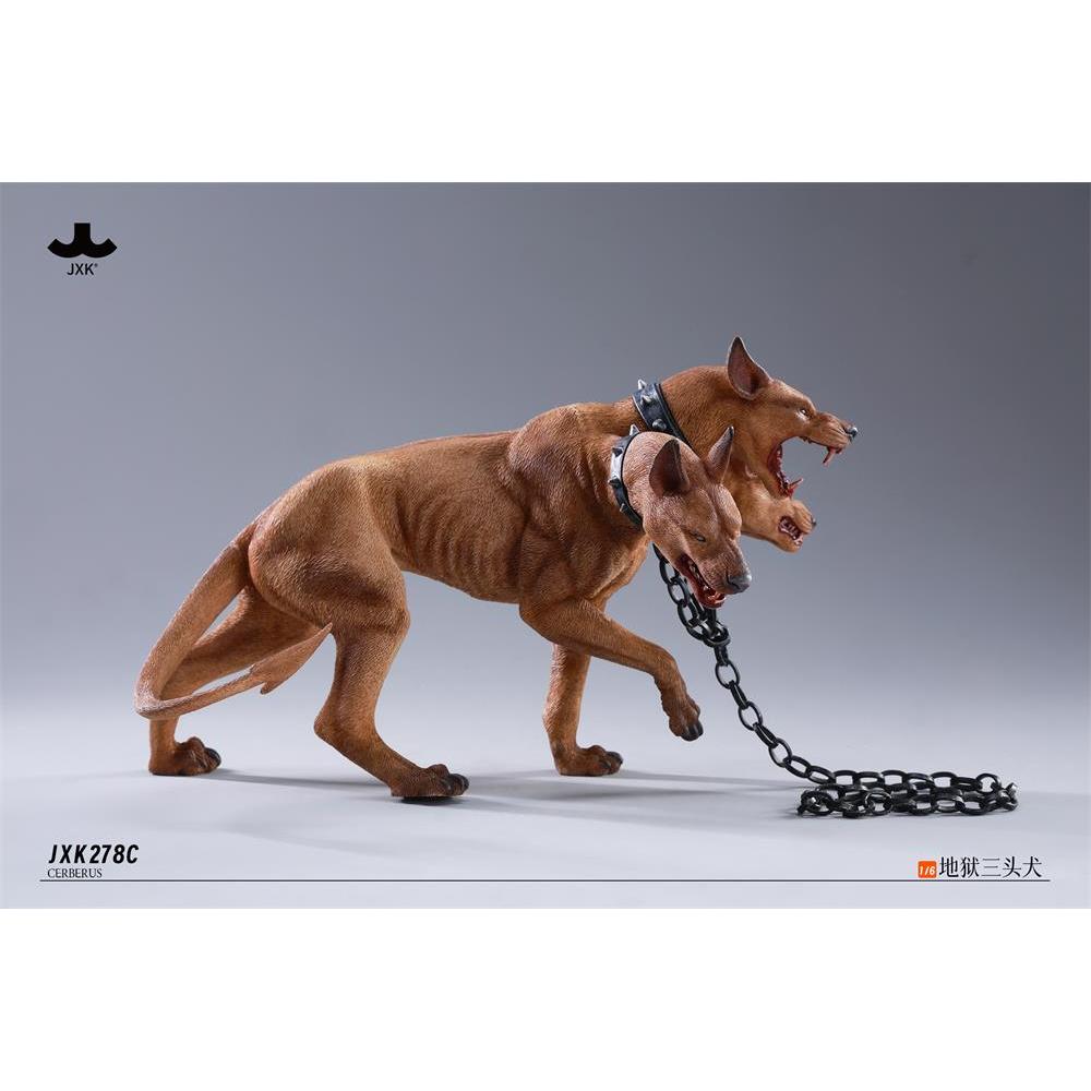2025年3季預售】JXK 1/6 地獄三頭犬狗仿真動物模型公仔寵物玩具
