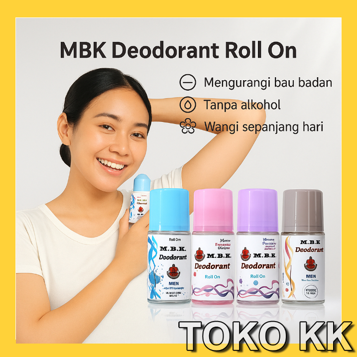 MBK DEODORANT ROLL ON DEODORAN ATASI BAU BADAN 40 ML KBT534 | 蝦皮購物
