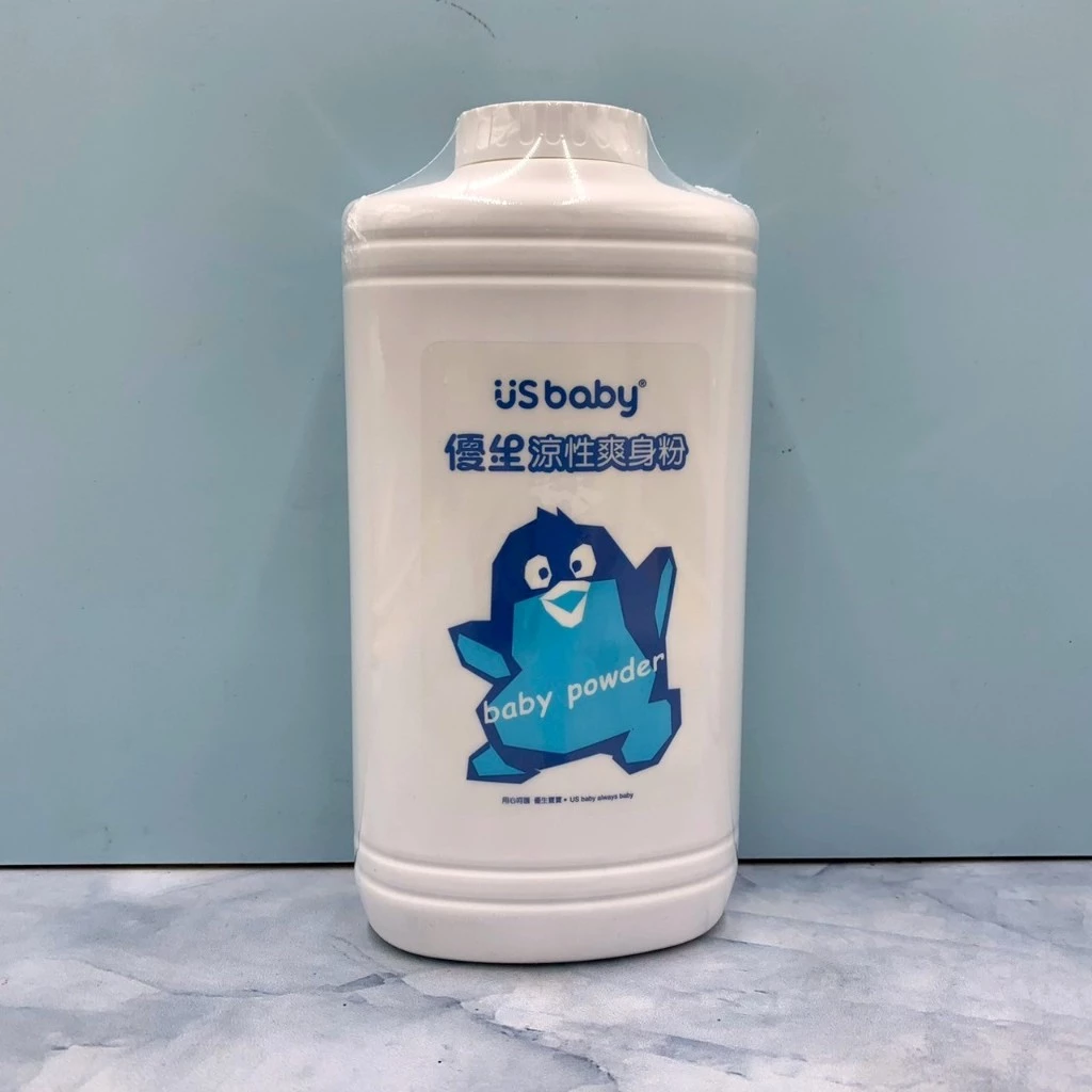 夏日乾爽救星！【US BABY 優生】涼性爽身粉：嬰幼兒的保濕後盾，更是大人的防悶神器
