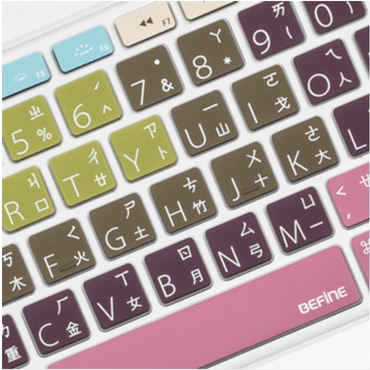 【台灣現貨快速出貨】撞色中文鍵盤膜︱MacBook Air MacBook Pro Wireless Keyboard | 蝦皮購物