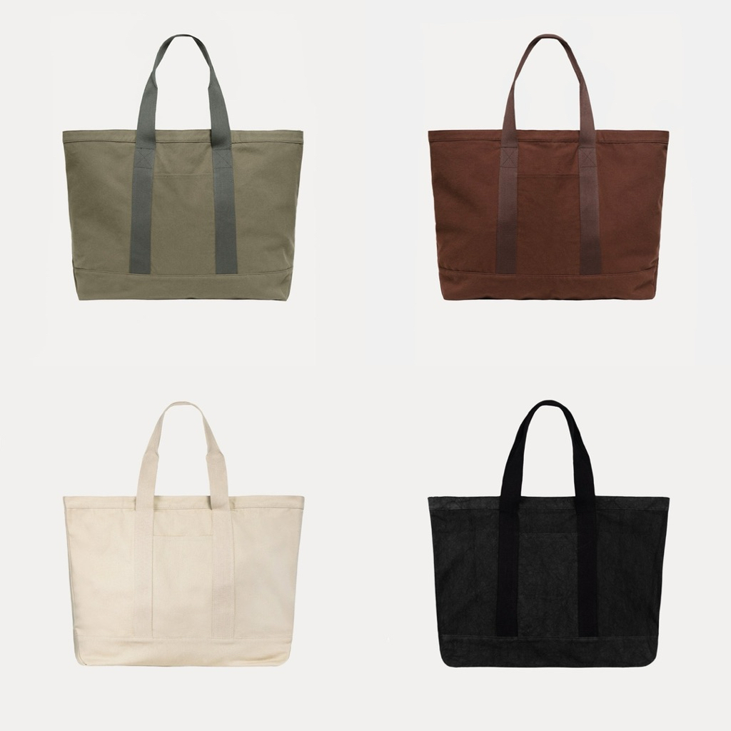 石頭選貨🪨】預購STUSSY NEEDLE PUNCH XL TOTE BAG 基本款純棉帆布大托