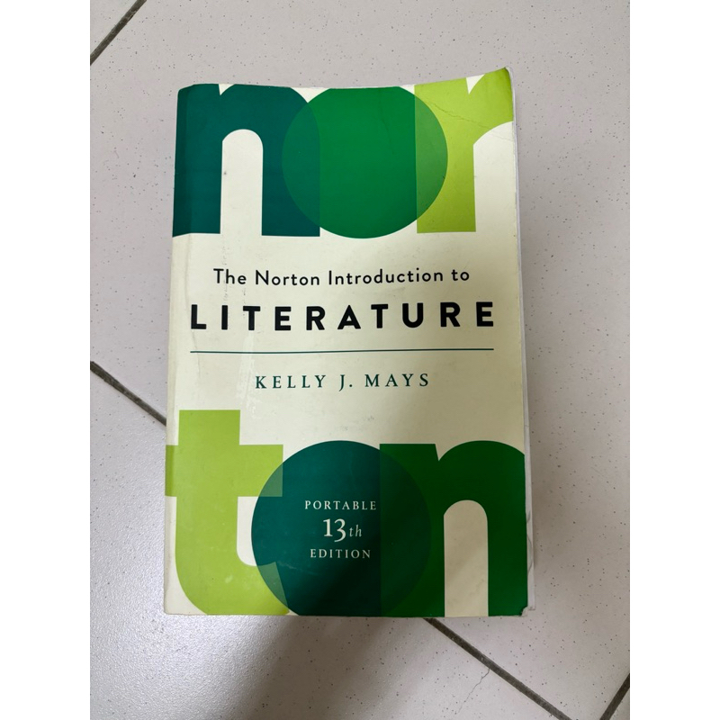The Norton Introduction to LITERATURE portable 13/e | 蝦皮購物