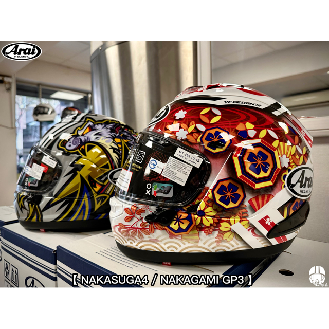 Casque Intégral Moto Arai RX-7X NAKAGAMI GP3 - Tailles S à XL - Neuf En Boîte
