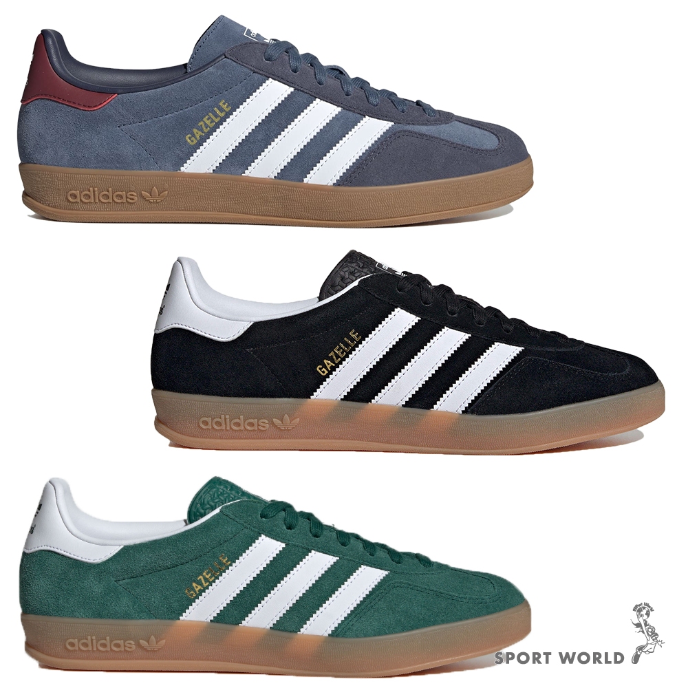 Adidas 休閒鞋男鞋女鞋麂皮GAZELLE INDOOR【運動世界】JI3522/JI2060