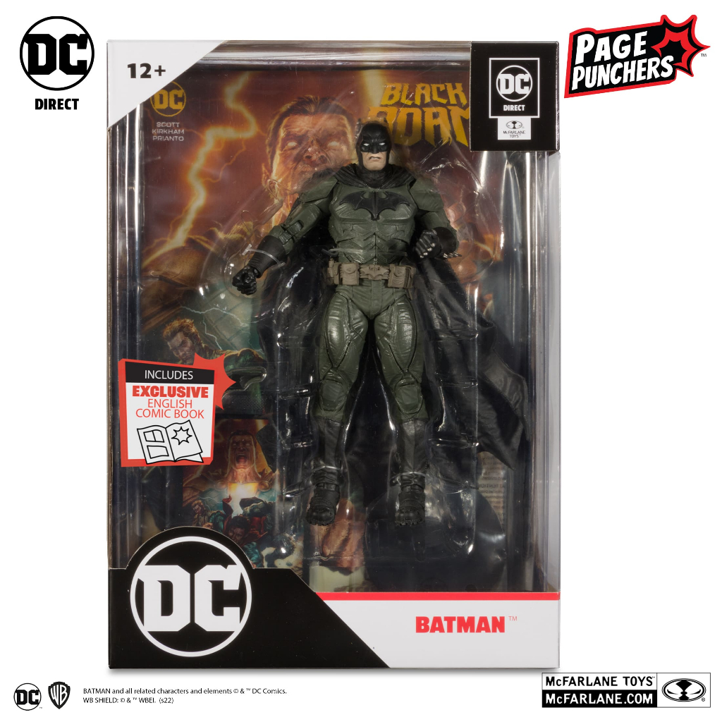 全新現貨 麥法蘭 DC Direct 蝙蝠俠 BATMAN 黑亞當漫畫版 PAGE PUNCHERS | 蝦皮購物