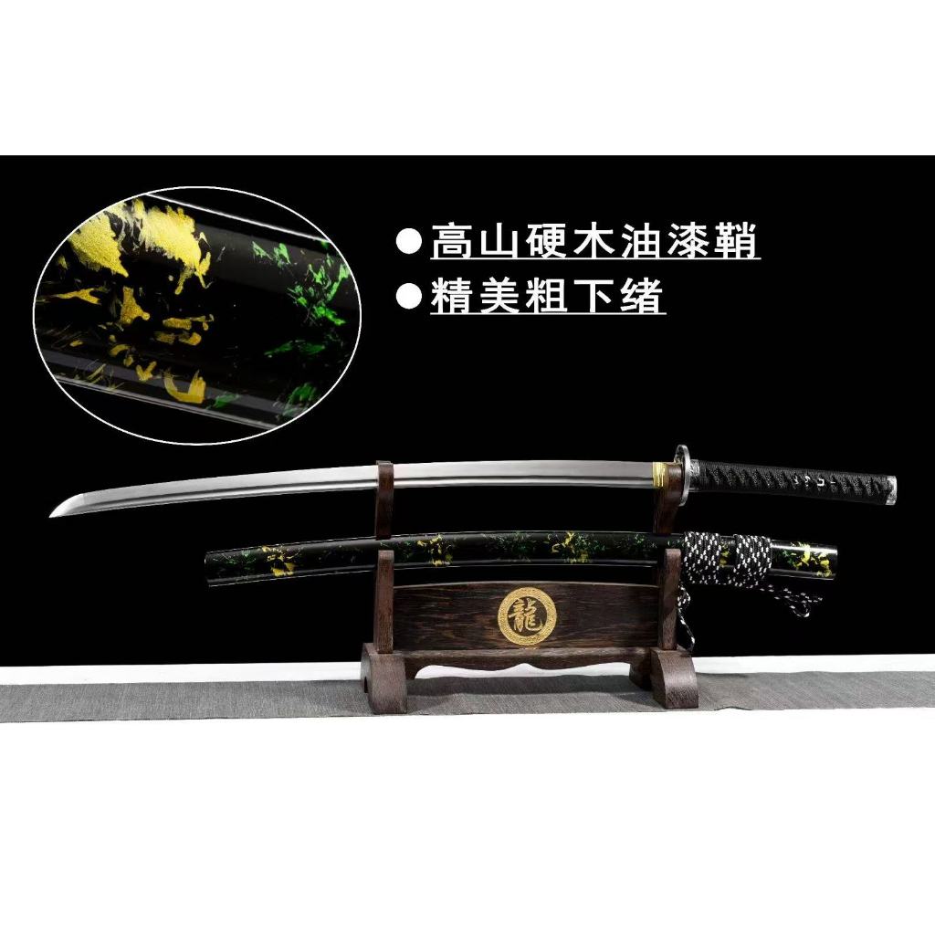 【廠家直銷】高錳鋼武士打刀《龍幽鬼切》武士刀 太刀 Katana 居合道 打刀 長劍 寶劍 硬劍 收藏 龍泉刀劍 未開刃 | 蝦皮購物