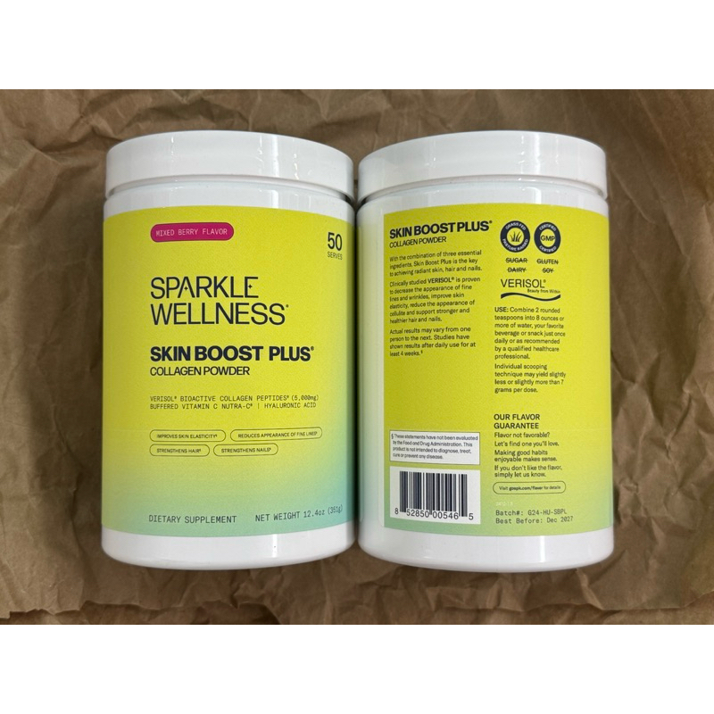 Sparkle Wellness Skin Boost Plus生物活性水解膠原蛋白胜肽 Dr. Grace推薦.50份 | 蝦皮購物