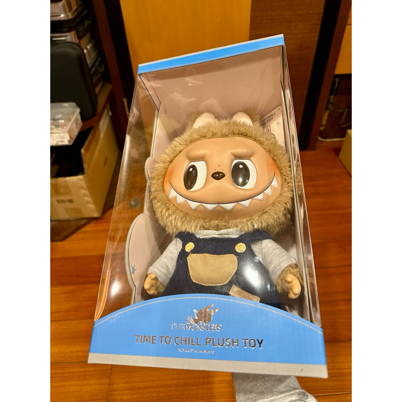 現貨 全新正品 泡泡瑪特 POPMART 龍家昇LABUBU 初代毛絨大娃 40cm | 蝦皮購物