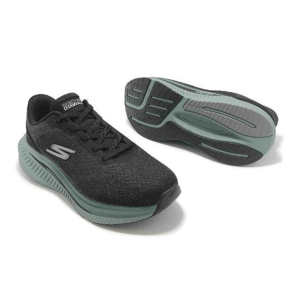 【SKECHERS】健走系列 Go Walk Max Cushioning Arch Fit-216354-黑綠\男 | 蝦皮購物