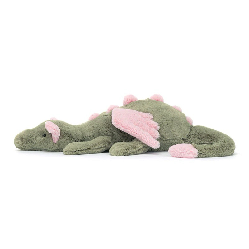 全新Jellycat 正品｜抹茶龍抹茶綠粉色雪龍💚🍵50公分（2025新品Malachy