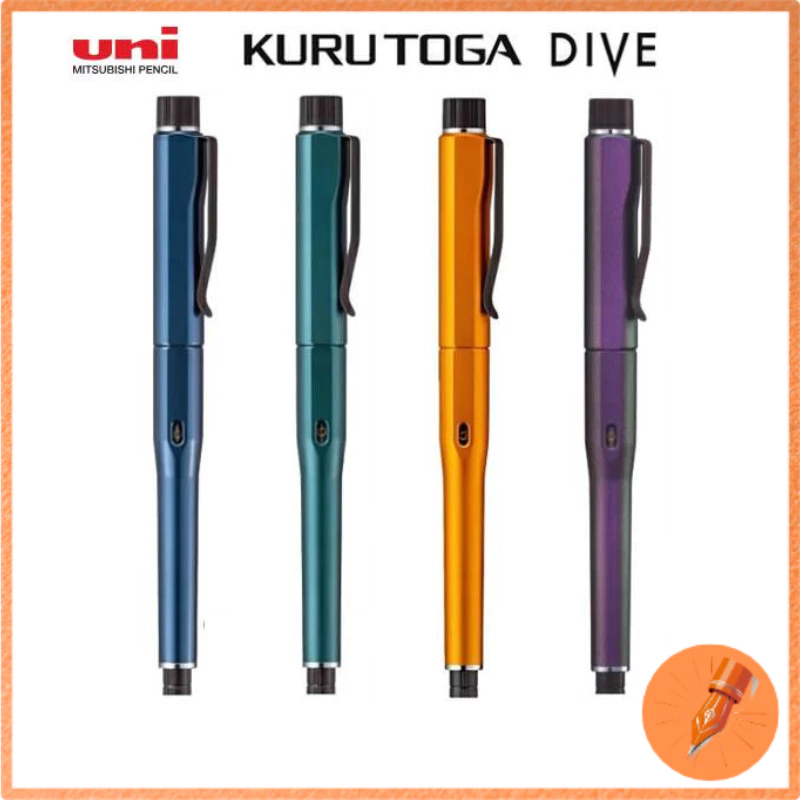 【文具開箱】自動鉛筆界的黑科技旗艦！uni KURU TOGA DIVE (M5-5000)：沉浸書寫、極致工藝的頂規之選