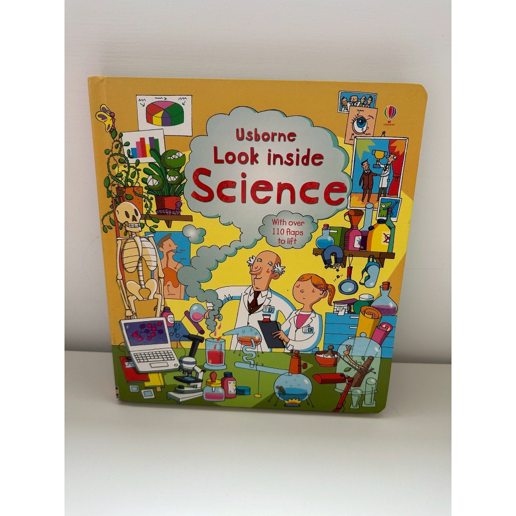 Look Inside Science 翻翻書 硬頁書 Usborne 英文 童書 二手書 親子共讀 科普 科學 繪本 | 蝦皮購物