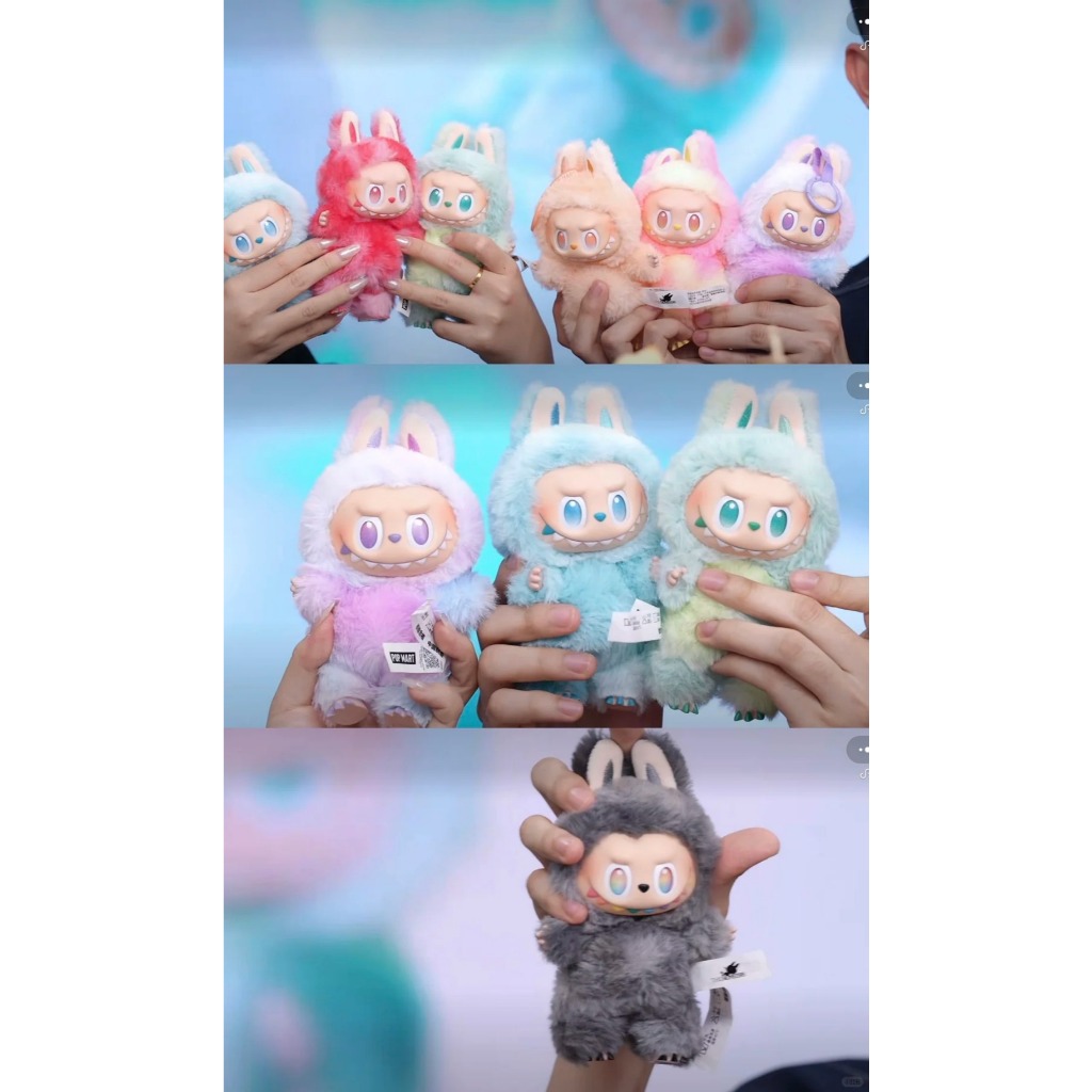 [預購]泡泡瑪特 labubu 前方高能 搪膠毛絨公仔 拉布布 第三代 popmart | 蝦皮購物