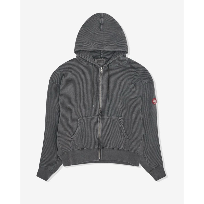 25SS CAV EMPT OVERDYE WIDE RIB CUT ZIP HOODY 全新正品CE | 蝦皮購物