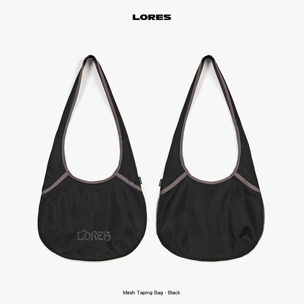 【LORES】韓国大人気★LORES Mesh Taping Bag★2色 LORES】韓国大人気☆LORES Mesh Taping Bag☆2色 Mesh Taping