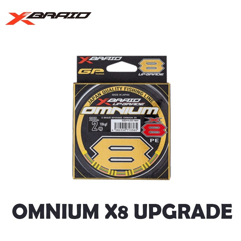 敬多路亞】YGK X-BRAID OMNIUM X8 UPGRADE PE線五色循環日本製釣線8股8