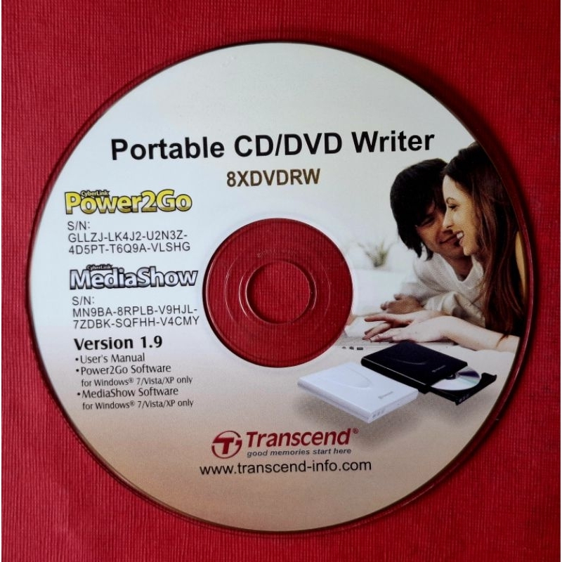 全新〔Portable CD/DVD Writer] 乙片（保存良好）。 | 蝦皮購物