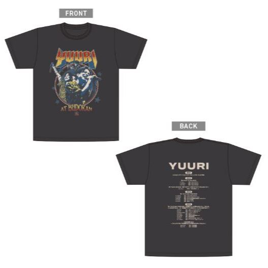 優里 YUURI 日本武道館2025 Tシャツ L 会場限定】YUURI 日本武道館2025 Pigment T-shirt - 優里 Official