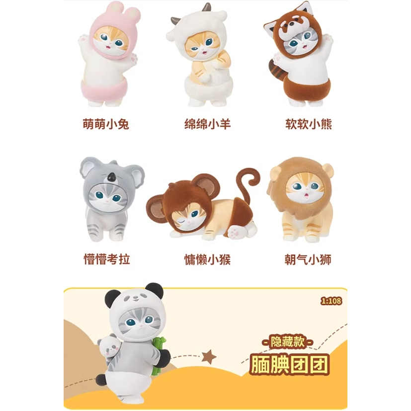 貓福珊迪毛茸茸派對 盲盒 公仔 貓福珊迪 MINISO 名創優品 擺件 | 蝦皮購物