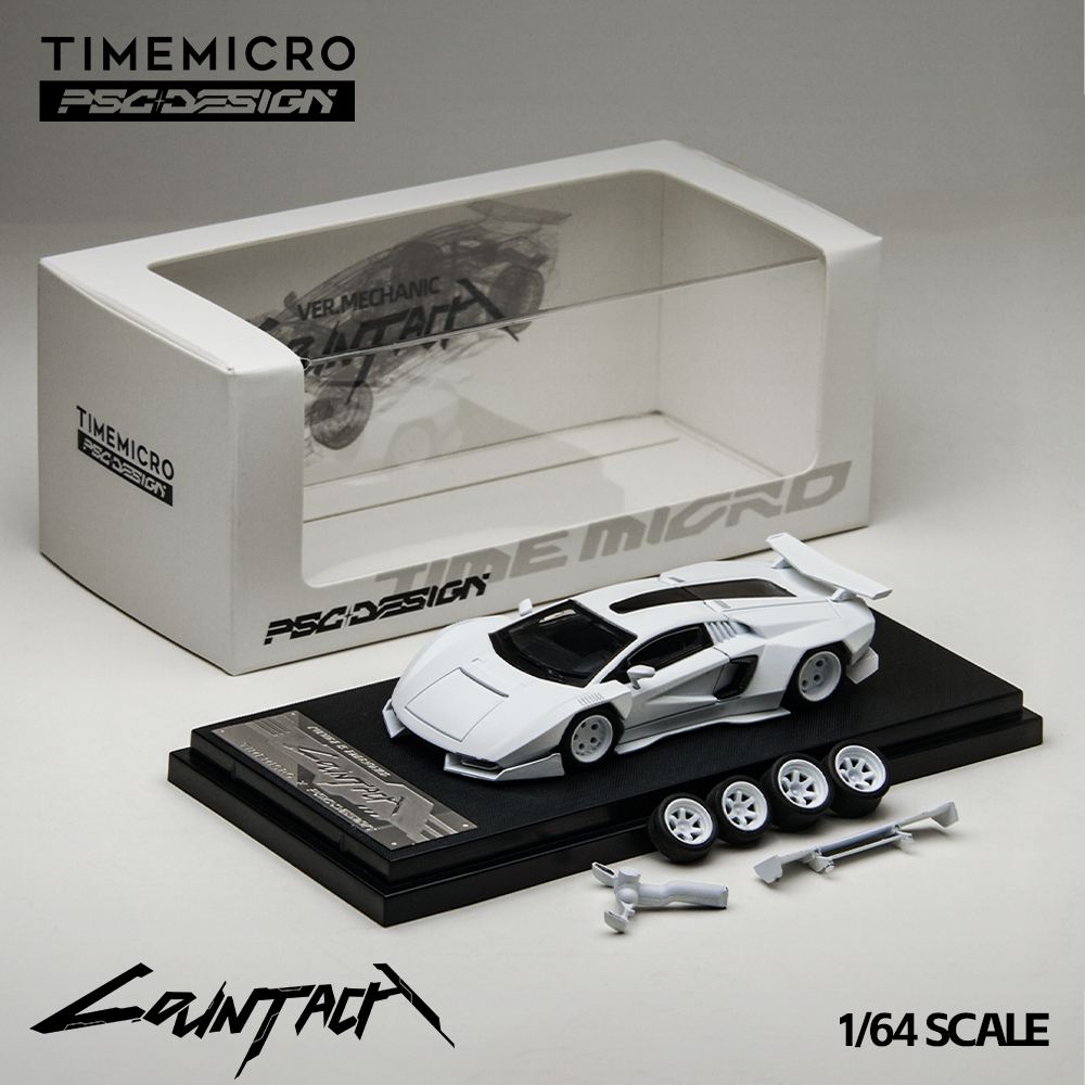 PSC x TM 1:64 Lamborghini Countach LPI 800-4 模型大牛改裝概念車