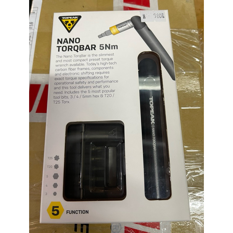 Chiave Dinamometrica Topeak Nano TorqBar 5Nm Per Bicicletta - Precisione Per Il Ciclismo