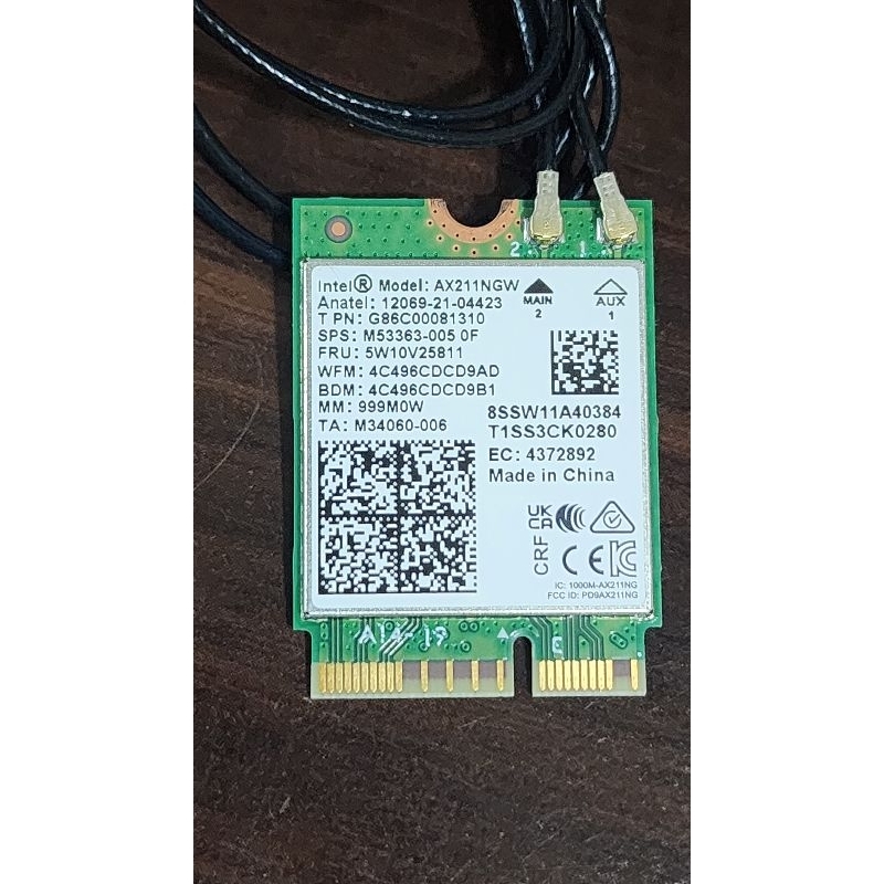 Ax211 Intel ax211 wifi6e 無線網卡 | 蝦皮購物