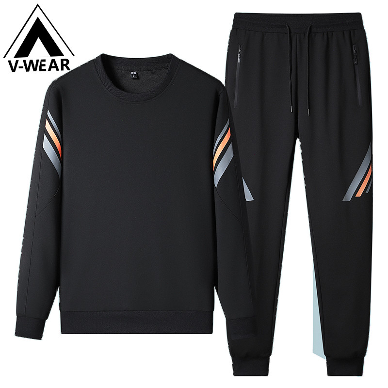 【臺灣V-WEAR】品質休閒套裝 衛衣 運動裝男 男生套裝 情侶套裝 男休閒服 男套裝 運動服男 休閒服男 圓領 套裝男 | 蝦皮購物