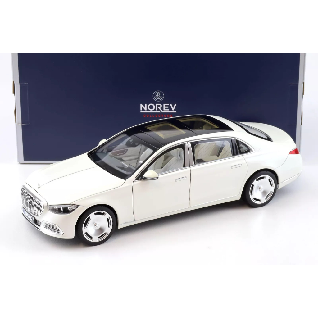 1:24 Mercedes-Maybach S680 Modellauto – Druckguss-Legierung, Sound & Licht, Pull-Back